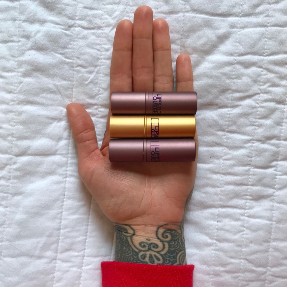 LOT OF 3 Lipstick Queen Smitten & Saint Nude Sheer